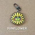 Sunflower Epoxy Keychain