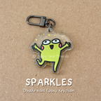 Sparkles Epoxy Keychain