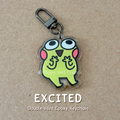 Excited Epoxy Keychain