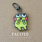 Excited Epoxy Keychain
