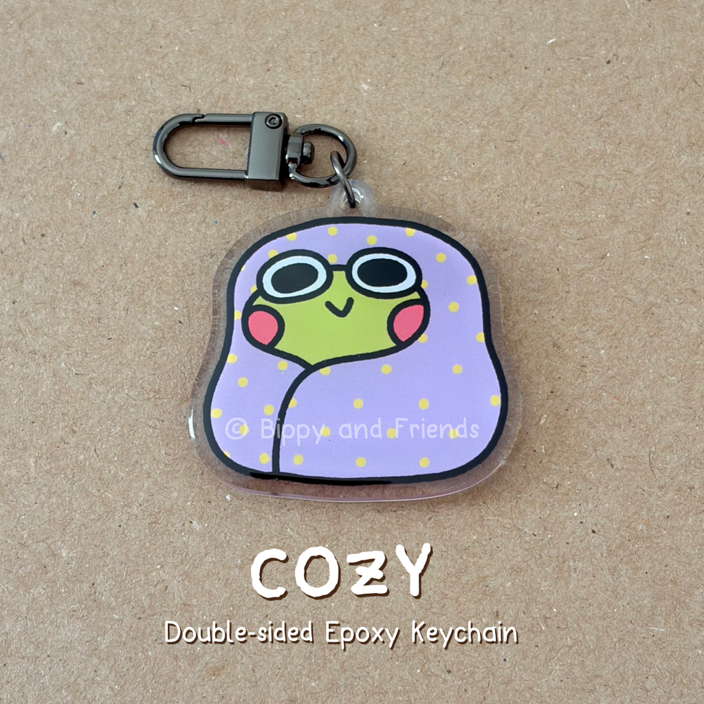 Cozy Epoxy Keychain