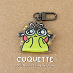 Coquette Epoxy Keychain