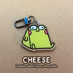 Cheese Epoxy Keychain