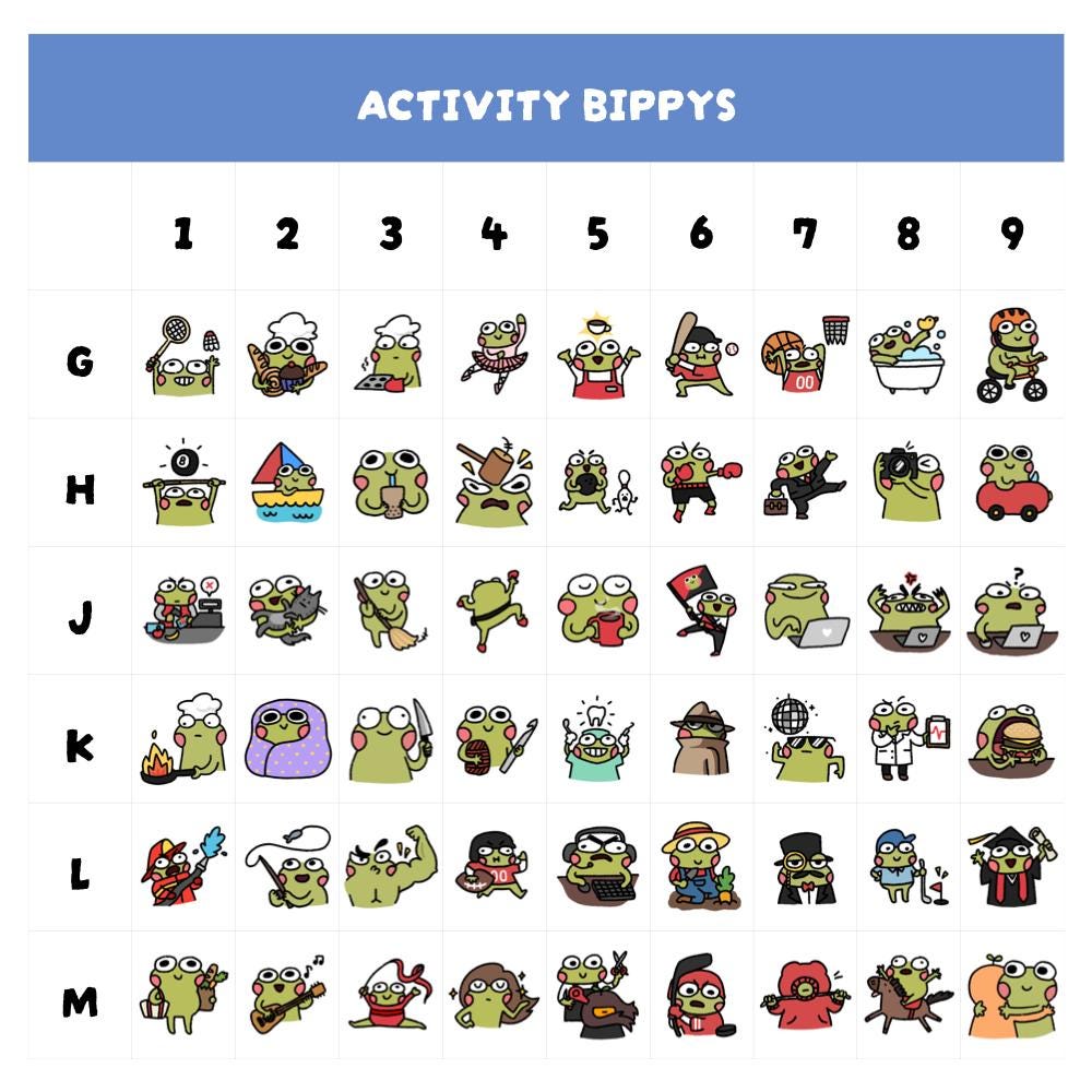 Bippy Sticker (Waterproof Matte)