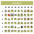 Mini Bippy Stickers 10pk (Waterproof Vinyl)