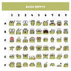 Mini Bippy Stickers 10pk (Waterproof Vinyl)