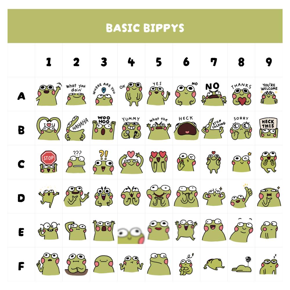 Bippy Sticker (Waterproof Matte)
