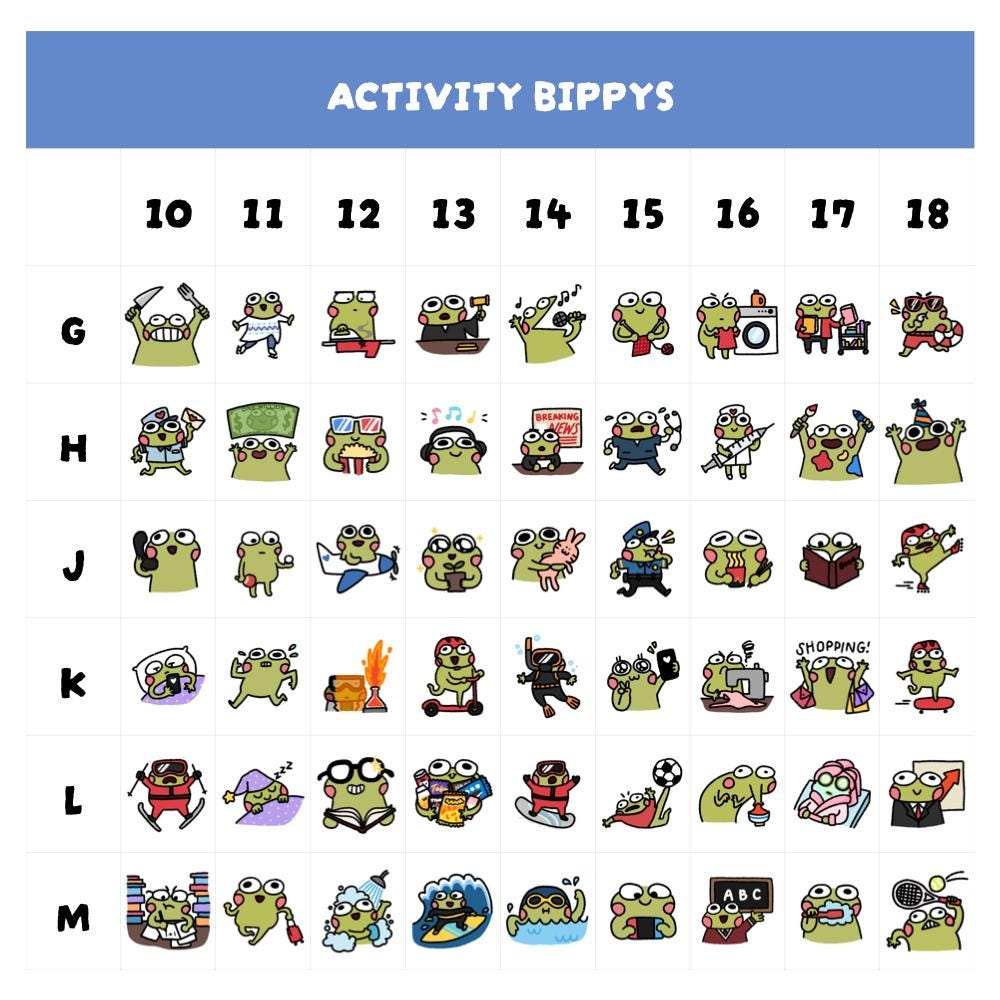 Bippy Sticker (Waterproof Matte)