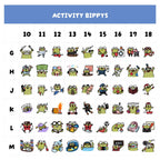 Mini Bippy Stickers 10pk (Waterproof Vinyl)