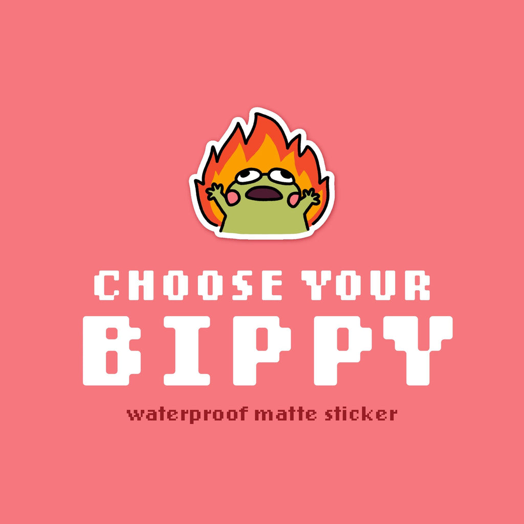 Bippy Sticker (Waterproof Matte)