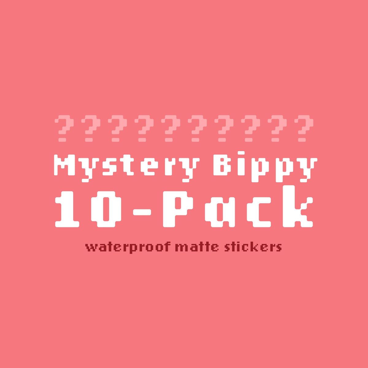 Mystery Bippy Sticker Bundle 10-pack